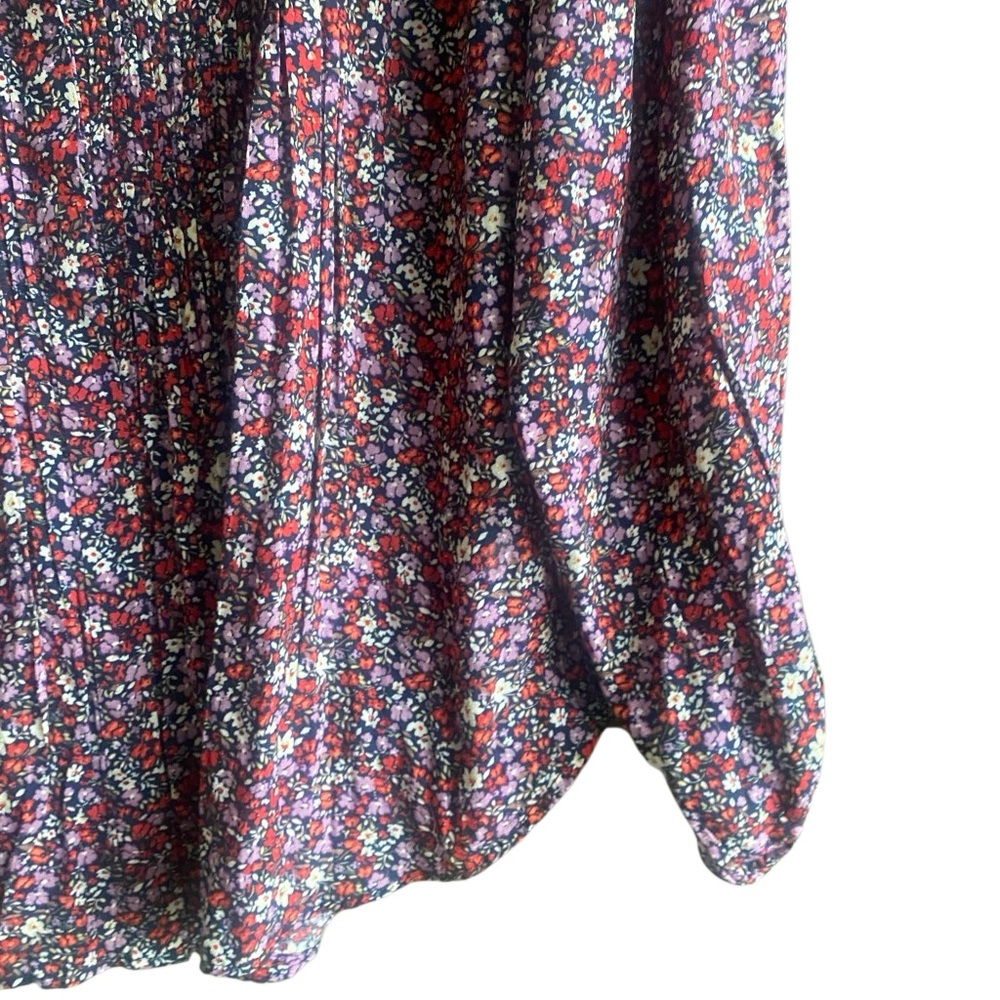 Lucky Brand Long Sleeve Button Down Floral Print Blouse. Size X-Large - Picture 4 of 11